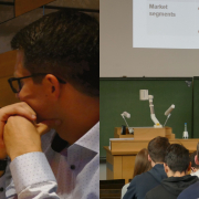 Alexander Schwörer, Miteigentümer von PERI, zu Gast am Lehrstuhl für Controlling & Unternehmenssteuerung