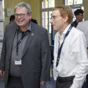 Professor Andreas Pfingsten (Universität Münster) und Professor Peter Lorson (Universität Rostock) bei der Tagun