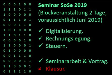 Digitalisierung. Rechnungslegung. Steuern.