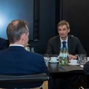 Gernot Sieg und Verkehrsminister Wissing